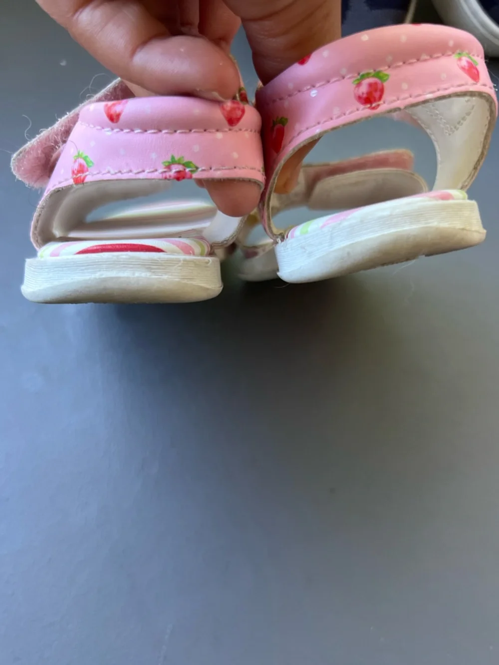 Strawberry Shortcake Pink Girls' Hook-and-Loop Sandals
